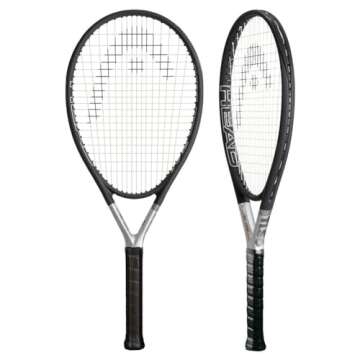 HEAD Ti S6 Tennis Racket - Pre-Strung Head Heavy Balance 27.75 Inch Adult Racquet - 4 1/4 In Grip