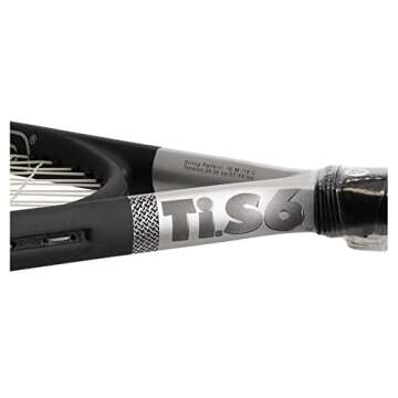 HEAD Ti S6 Tennis Racket - Pre-Strung Head Heavy Balance 27.75 Inch Adult Racquet - 4 1/4 In Grip