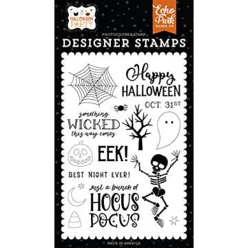 Echo Park Paper Co. Something Wicked Stamp Set for Creative Crafts