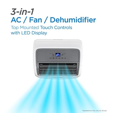 BLACK+DECKER 14,000 BTU Portable Air Conditioner for 550 sq ft