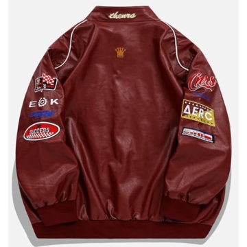 Aelfric Eden Oversized Faux Leather Jacket - Trendy Style