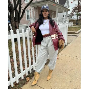 Aelfric Eden Oversized Faux Leather Jacket - Trendy Style