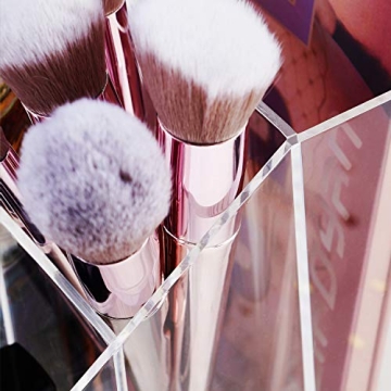 YestBuy Acrylic Desk Organizer for Office and Makeup Essentials