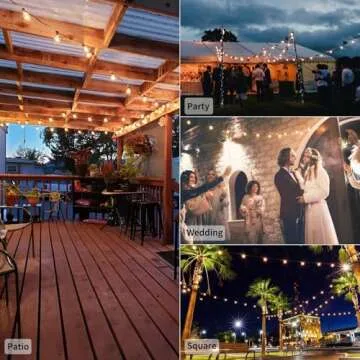 Brightown G40 5W Clear Globe Bulbs for Outdoor Decor