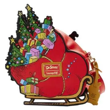 Loungefly Grinch Sleigh Crossbody Bag for Christmas