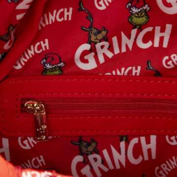 Loungefly DR Seuss Grinch Sleigh Cross Body Bag