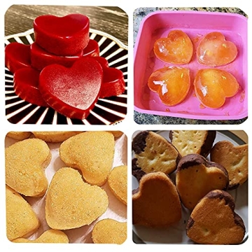 BAKER DEPOT Heart Silicone Mold for Chocolate and More