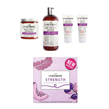 Curlsmith Strength Complete Hair Kit for Damaged Curls