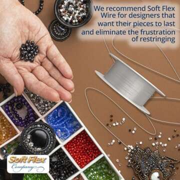 Soft Flex 21 Strand Beading Wire - 0.14 mm - 100 Feet