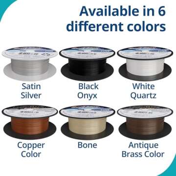 Soft Flex 21 Strand Beading Wire - 0.14 mm - 100 Feet