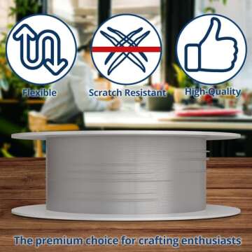 Soft Flex 21 Strand Beading Wire - 0.14 mm - 100 Feet