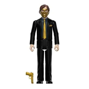 Super7 The Office Threat Level Midnight Goldenface Action Figure - 3.75" Collectible with Accessory