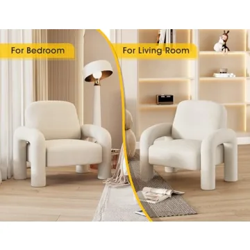 Dewhut Sherpa Accent Chair for Cozy Spaces