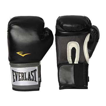Everlast Pro Style Training Gloves (Black, 12 oz.)