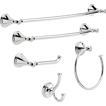 Delta Cassidy Toilet Paper Holder Modern Chrome Design
