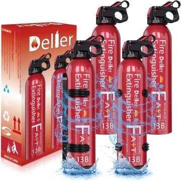 HOUANDG Portable Fire Extinguishers - 4 Pack for Home