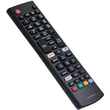 LG AKB75675304 Replace Smart TV Remote Applicable 55UM6900PUA 65UM6900PUA 43UM7100PUA 49UM7100PUA 55UM7200PUA 43UM7300PUA 43UM7310PUA 49UM7300PUA 50UM7310PUA 70UM7370PUA 50UM7400PUA 82UM7570PUB
