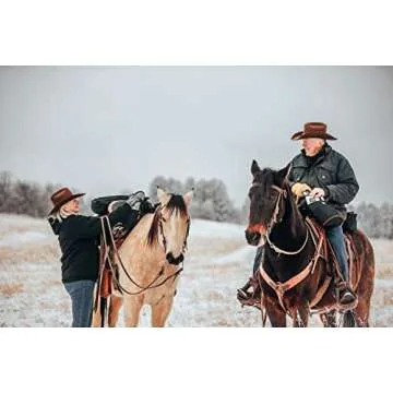 TrailMax Medium Horse Pommel Bags for your Western Saddle; Insulated Saddle Bags for Horses; Camera or Cellphone Saddle Bag; Secured W/Straps Around Pommel of Western or Endurance Saddles;BRN