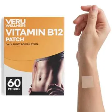 Veru Wellness B12 Energy Patch: Natural & Gluten-Free for 60 Days Energy Boost