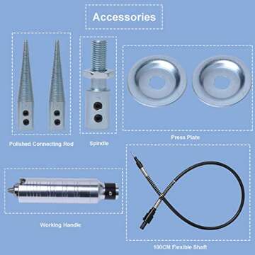 TM-2 Jewelry Rock Polishing Buffer Machine Bench Lathe Polisher Kit for Jewelry