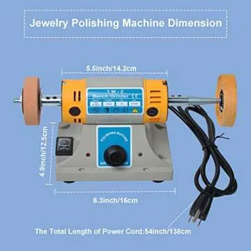TM-2 Jewelry Polishing Buffer Machine - High Speed & Versatile