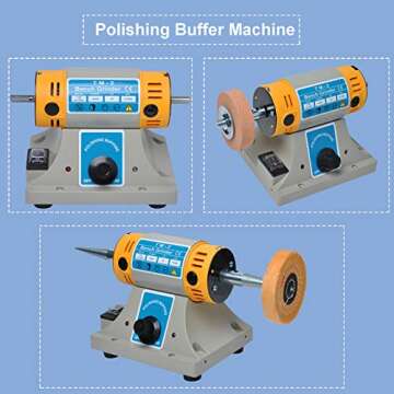 TM-2 Jewelry Polishing Buffer Machine - High Speed & Versatile