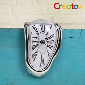Creatov Dali Melting Clock - Surreal Decorative Timepiece