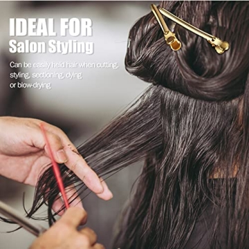 YGDZ Metal Duck Billed Hair Clips for Easy Styling