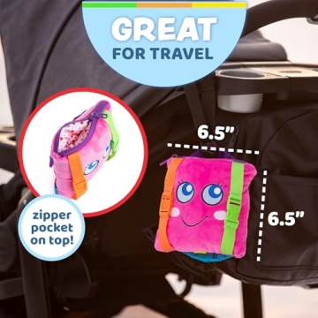 Buckle Toys Bella Square Essential Learning Game for Toddlers