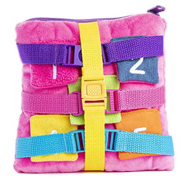Buckle Toys Bella Square Essential Learning Game for Toddlers