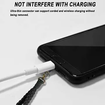 3 Pack Boho Macrame Phone Wrist Strap with 3 Pcs Phone Tether Tabs, Cell Phone Lanyard Bracelet Handmade Smartphone Wristlet Keychain with Universal Strap Keyring Holder Connector Patch for Women Men