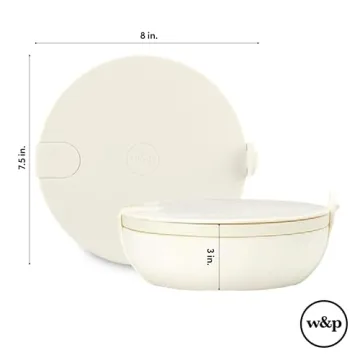 W&P Porter Ceramic Bowl Lunch Container Stylish Durable BPA-Free