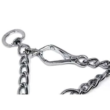 HS HERM. SPRENGER GERMANY Prong Dog Training Collar with Quick Release Buckle Ultra-Plus Chrome Plated Steel Pet Pinch Collar No-Pull Collar for Dogs Anti Pull Training Collar 3mm x 22in Medium