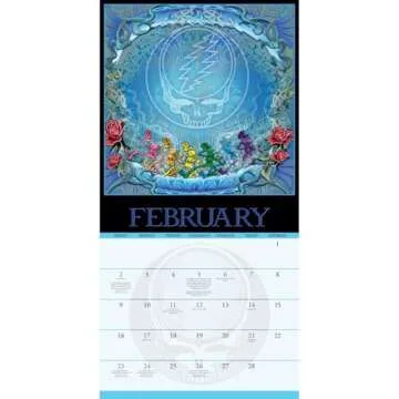 2025 Grateful Dead Wall Calendar 12x12" - Artwork by artist Mike DuBois