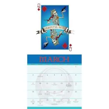 2025 Grateful Dead Wall Calendar 12x12" - Artwork by artist Mike DuBois