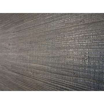GF420 Real Grasscloth Wallpaper in Gray Made from Jute Fibers