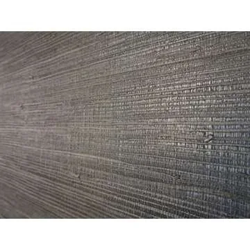 GF420 Real Grasscloth Wallpaper in Gray Made from Jute Fibers