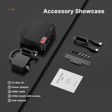 BOSGAME Mini Gaming PC AMD Ryzen 7 5825U with 32GB RAM