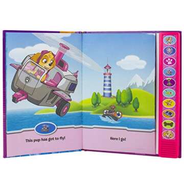 Nick Jr. PAW Patrol - I'm Ready to Read with Skye - Interactive Read-Along Sound Book - Great for Early Readers - PI Kids