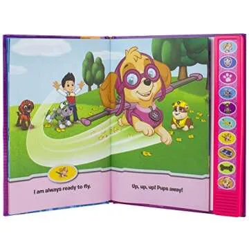 Nick Jr. PAW Patrol - I'm Ready to Read with Skye - Interactive Read-Along Sound Book - Great for Early Readers - PI Kids