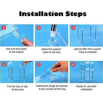 QIYUSHRY Bathroom Organizer Countertop Storage Clear 3 Tier Skincare Organizer Acrylic Corner Shelf Rack Stand for Makeup Cosmetic Perfume Vanity Tray Kitchen Living Room Supplies