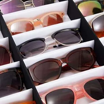 Stylish Juvale Sunglass Organizer for All Eyewear Lovers