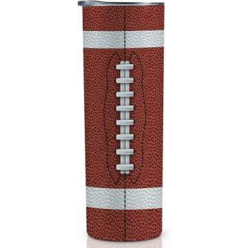 Football Gifts Stainless Steel Tumblers for Teens