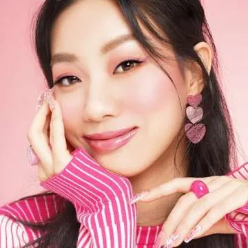 Oulac Baby Pink Blush Makeup| Highly Pigmented Cream Blush| Natural Matte Glow| Shape & Highlight Face| Cruelty-Free Vegan Blush | Pink Blush 4.8g