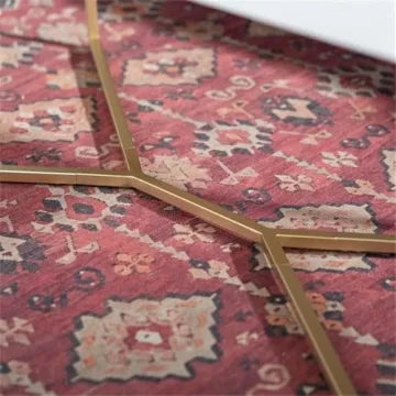 Walker Edison Marble Gold Coffee Table for Modern Living