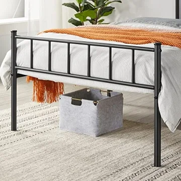Stylish Yaheetech Twin Metal Bed Frame with Storage