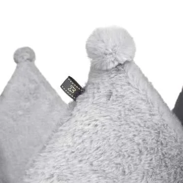 NANDOG Crown Cozy Round Bed – Plush & Washable for Pets