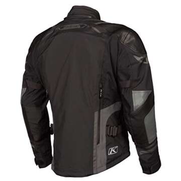 KLIM Kodiak Touring Motorcycle Jacket Men's Size 52 Stealth Black