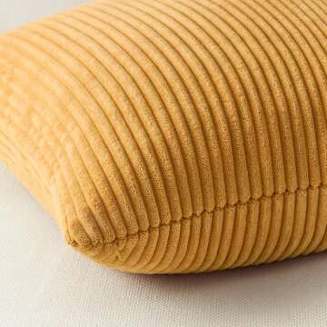 Topfinel Decorative Throw Pillow Covers Cushion Cases, Set of 4 Soft Velvet Modern Double-Sided Desi...