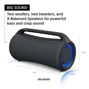 Sony SRS-XG500 Wireless Bluetooth Boombox Speaker
